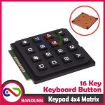 KEYPAD 4x4 KEYBOARD MATRIX 4X4 PLASTIK KARET TIMBUL HITAM - Image 5
