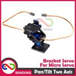 DUAL-AXIS X Y BRACKET SERVO SG90 MG90 FPV KAMERA DIY GIMBAL ARM LIGHT TRACKING - Image 2