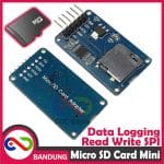 MICRO SD CARD MINI TF READER SLOT READ WRITE SPI MODULE FOR ARDUINO