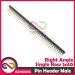 PIN HEADER STRIP MALE SINGLE ROW 1X40 2.54MM RIGHT ANGLE L SHAPED BENGKOK - Image 3