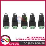 DC JACK FEMALE POWER ADAPTER 5.5X2.1MM BAUT SOCKET SOKET BETINA 2.1X5.5MM - Image 5