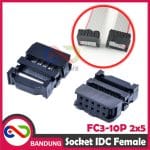 FC3-10P SOCKET SOKET AMPHENOL IDC 2x5 10PIN HEADER FEMALE FOR ISP