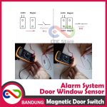 WINDOW/DOOR MAGNETIC SWITCH SENSOR ALARM 2 WIRE SAKLAR MAGNET - Image 5
