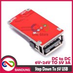 DC-DC USB STEP DOWN CONVERTER 6V-24V TO 5V 3A MODULE - Image 3