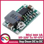 SUPER MINI 360 ULTRA SMALL ADJUSTABLE DC STEP DOWN LM2596 2A 5V-23V TO 1V-17V MODULE - Image 2