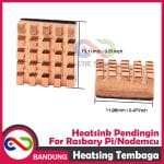 HEATSINK RASPBERRY PI PLUS ADHESIVE THERMAL PAD COPPER TEMBAGA HEAT SINK PENDINGIN 14X12X5.5 5MM - Image 4