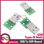 USB TYPE A MALE TO DIP ADAPTER CONVERTER 2.54MM PCB BOARD FOR ARDUINO - Image 5