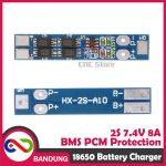 2S 8A 7.4V 8.4V 18650 LI-ION LITHIUM BATTERY CHARGER BMS PCM PROTECTION - Image 2