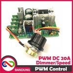 PWM DC 20A SPEED CONTROLLER MOTOR DIMMER LED CONTROLLER REGULATOR - Image 3