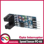 FC-03 IR INFRARED SPEED KECEPATAN SENSOR PHOTO OPTO INTERRUPTOR 4 PIN LM393 MODULE - Image 2
