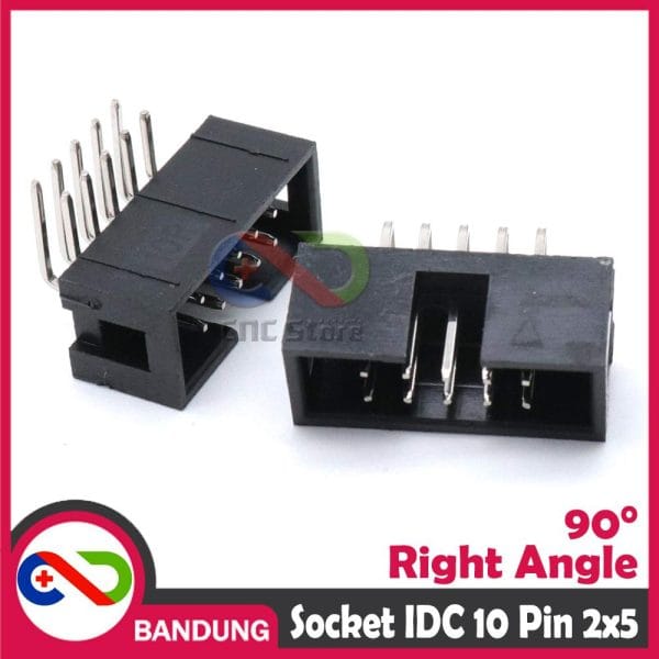 DC3-10P RIGHT ANGLE SOCKET SOKET PIN IDC 2x5 10PIN BOX HEADER MALE FOR ISP JTAG