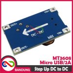 ADJUSTABLE STEP UP MT3608 BOOST DC MICRO USB 2A 2V-24V TO 5V-28V MODULE - Image 3