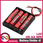 CNC KOTAK BATERAI AA TEMPAT BATTERY 4X1 TEMPAT BATRE 1,5V AA 4S - Image 5