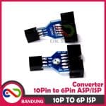 AVRISP USB ASP ISP CONVERTER 10P TO 6P BURN BOOTLOADER USBASP PROGRAMER ARDUINO AVRRIS - Image 2