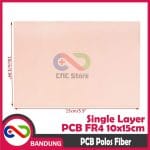 PCB POLOS SINGLE LAYER FR4 FIBER 10X15CM - Image 2