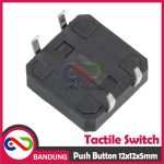 TACTILE SWITCH PUSH BUTTON TC-1212T 12x12x5 MM FOR ARDUINO - Image 3