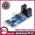 FC-03 IR INFRARED SPEED KECEPATAN SENSOR PHOTO OPTO INTERRUPTOR 4 PIN LM393 MODULE