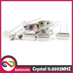 CRYSTAL XTAL OSCILLATOR OSILATOR 11.0592MHZ 11.0592 11 MHZ DIP HC-49S - Image 2