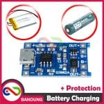 5V MICRO USB 1A LITHIUM BATTERY CHARGING + PROTECTION MODULE
