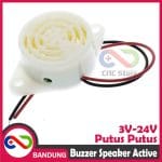 SFM-27 BUZZER SPEAKER ACTIVE PIEZO INTERMITTENT PUTUS PUTUS 3V-24V 3-24V