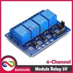 RELAY 5V 4 CHANNEL OUTPUT 250VAC 30VDC 10A WITH OPTOCUPLER MODULE FOR ARDUINO UNO MEGA RASPBERRY PI