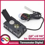 TERMOMETER DIGITAL THERMOMETER -50 - 110C CELCIUS PROBE 1M WATERPROOF TAHAN AIR - Image 4