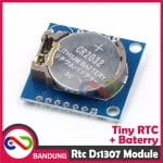 RTC DS1307 REAL TIME CLOCK I2C ARDUINO UNO MEGA + BATTERY MODULE - Image 3