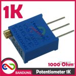 POTENSIOMETER 1K POTENTIOMETER POTENSIO TRIMPOT MULTITURN VR 3296W-1-102LF 102 - Image 2