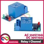 RELAY 5V 1 CHANNEL OUTPUT 250VAC 30VDC 10A MODULE FOR ARDUINO UNO MEGA RASPBERRY PI