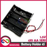CNC KOTAK BATERAI AA TEMPAT BATTERY 4X1 TEMPAT BATRE 1,5V AA 4S - Image 3