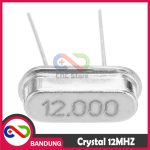 CRYSTAL XTAL OSCILLATOR OSILATOR 12MHZ DIP HC-49S - Image 3