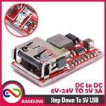 DC-DC USB STEP DOWN CONVERTER 6V-24V TO 5V 3A MODULE