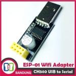 CH340 USB TO SERIAL ESP8266 ESP-01 WIFI ADAPTER MODULE - Image 2