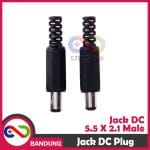 JACK DC 5.5 X 2.1 MALE SOCKET DC ADAPTOR JACK PLUG BLACK - Image 5