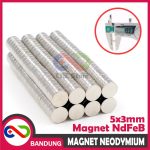 MAGNET NEODYMIUM NDFEB BULAT PERMANEN 5X3MM - Image 2