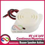 SFM-27 BUZZER SPEAKER ACTIVE PIEZO CONTINOUS 3V-24V 3-24V - Image 5