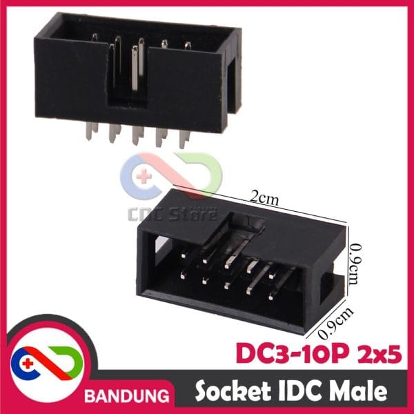 DC3-10P SOCKET SOKET PIN IDC 2x5 10PIN BOX HEADER MALE FOR ISP JTAG