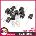 10A10 R6 AXIAL 10A 1000V RECTIFIER DIODE DIODA - Image 3