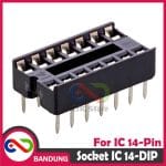 SOCKET SOKET IC DIP-14 DIP14 14P 14 NARROW