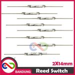 REED SWITCH 2X14MM GLASS MAGNETIC MAGNETRON DETECTOR SAKLAR SENSOR N/O NO - Image 5