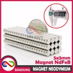 MAGNET NEODYMIUM NDFEB BULAT PERMANEN 5X3MM - Image 3