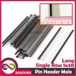 PIN HEADER LONG 10MM MALE STRIP SINGLE ROW 1X40 2.54MM FOR ARDUINO MINI NANO - Image 2