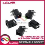 DC FEMALE SOCKET PCB POWER CONNECTOR SOKET 5.5X2.1MM 2.1X5.5MM3 PIN