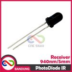 IR INFRARED INFRA RED LED PHOTODIODE RECEIVER PENERIMA 940NM 5MM - Image 4