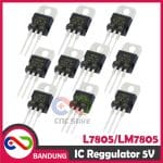 L7805CV L7805 7805 TO-220 POSITIVE VOLTAGE REGULATOR 5V - Image 3
