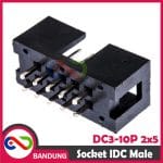 DC3-10P SOCKET SOKET PIN IDC 2x5 10PIN BOX HEADER MALE FOR ISP JTAG - Image 3