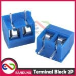 TERMINAL PCB BLOCK SCREW 2 PIN KF301-2P BLUE BIRU - Image 2