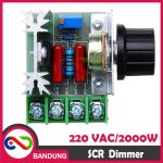 SCR 220V 220VAC 2000W DIMMER SPEED REGULATOR CONTROLLER MOTOR LAMPU MODULE - Image 5