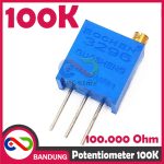 POTENSIOMETER 100K POTENTIOMETER POTENSIO TRIMPOT MULTITURN VR 3296W-1-104LF 104 - Image 2