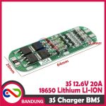 3S 12.6V CHARGER CHARGING 18650 LITHIUM LI-ION BATTERY BMS PROTECTION 20A MODULE - Image 5